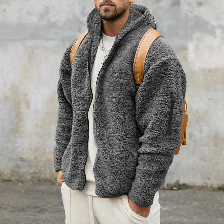 Jaxon - warm fleece jacket for men