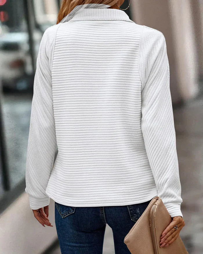 Rachel – elegant v-neck sweater for women