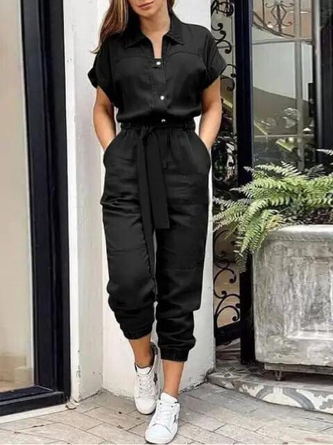 Virginia - Jumpsuit - Classic - High-Quality Material - Perfect for Casual Days