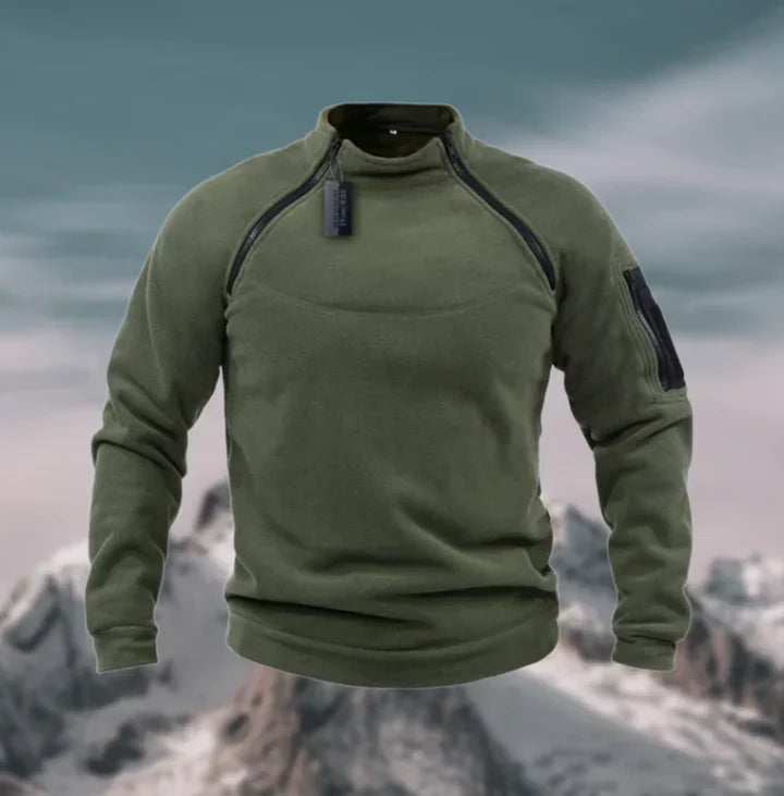 Windproof warm fleece men's jumper