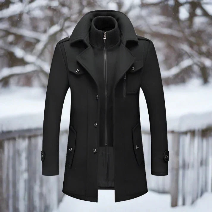 Legs - extra thick winter coat with high collar