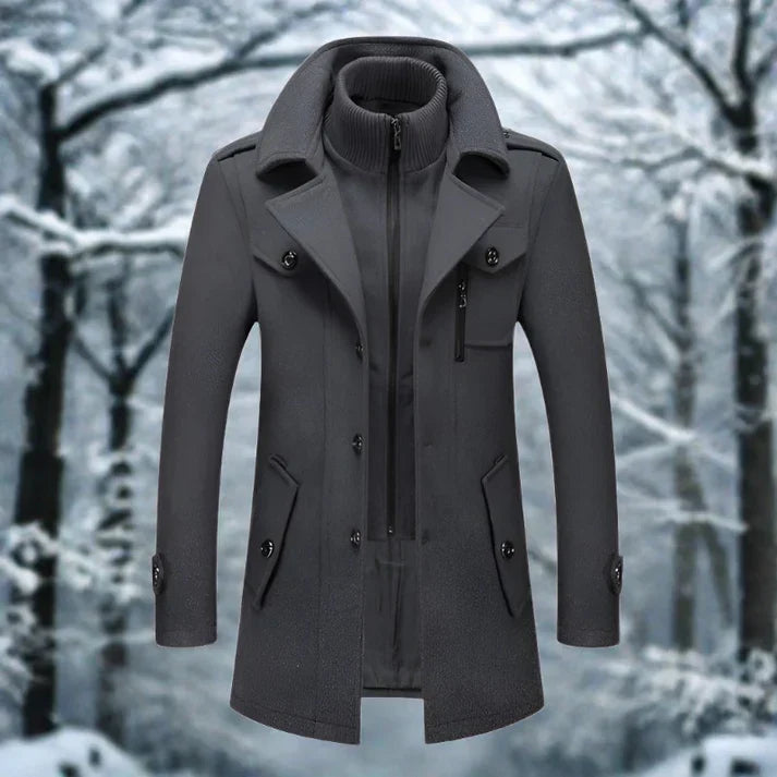 Legs - extra thick winter coat with high collar