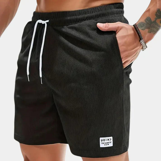 Comfortable corduroy shorts for men