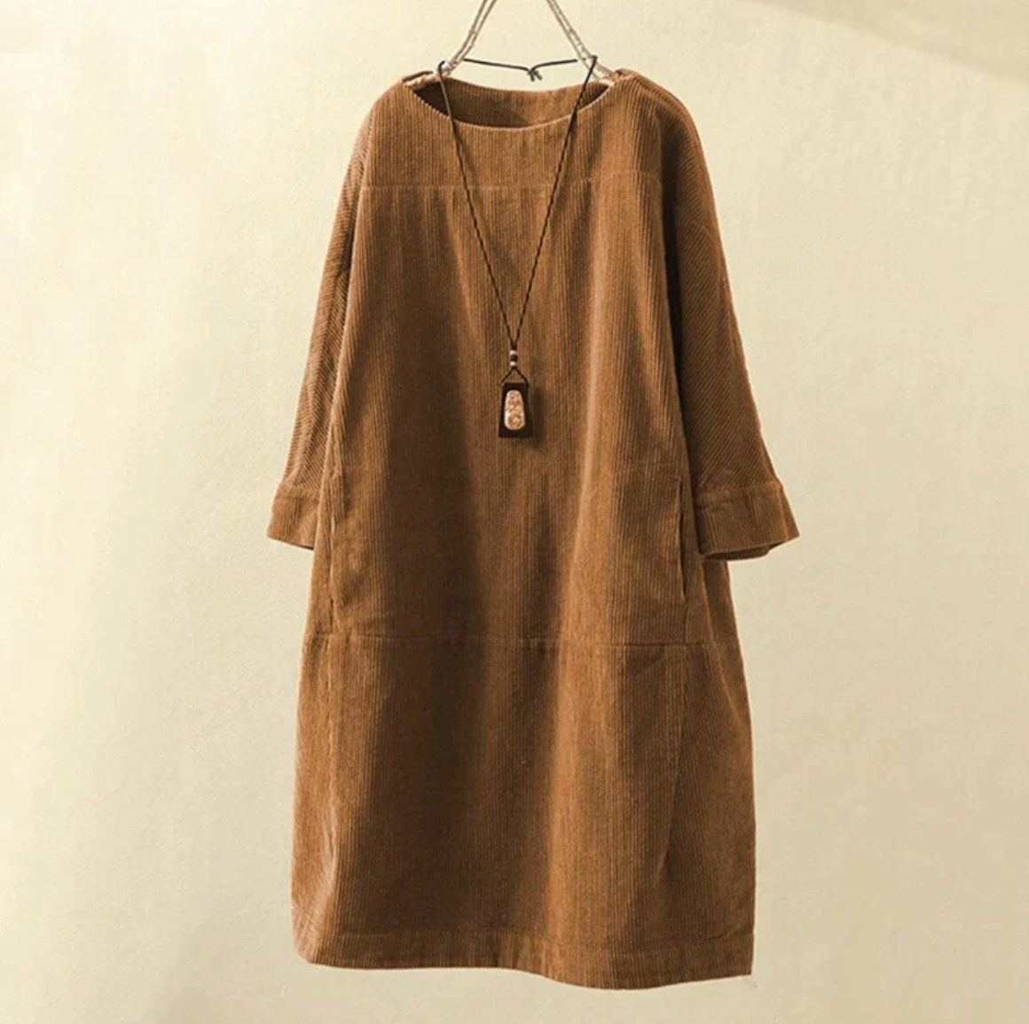 Bertha - super stylish and high quality corduroy dress