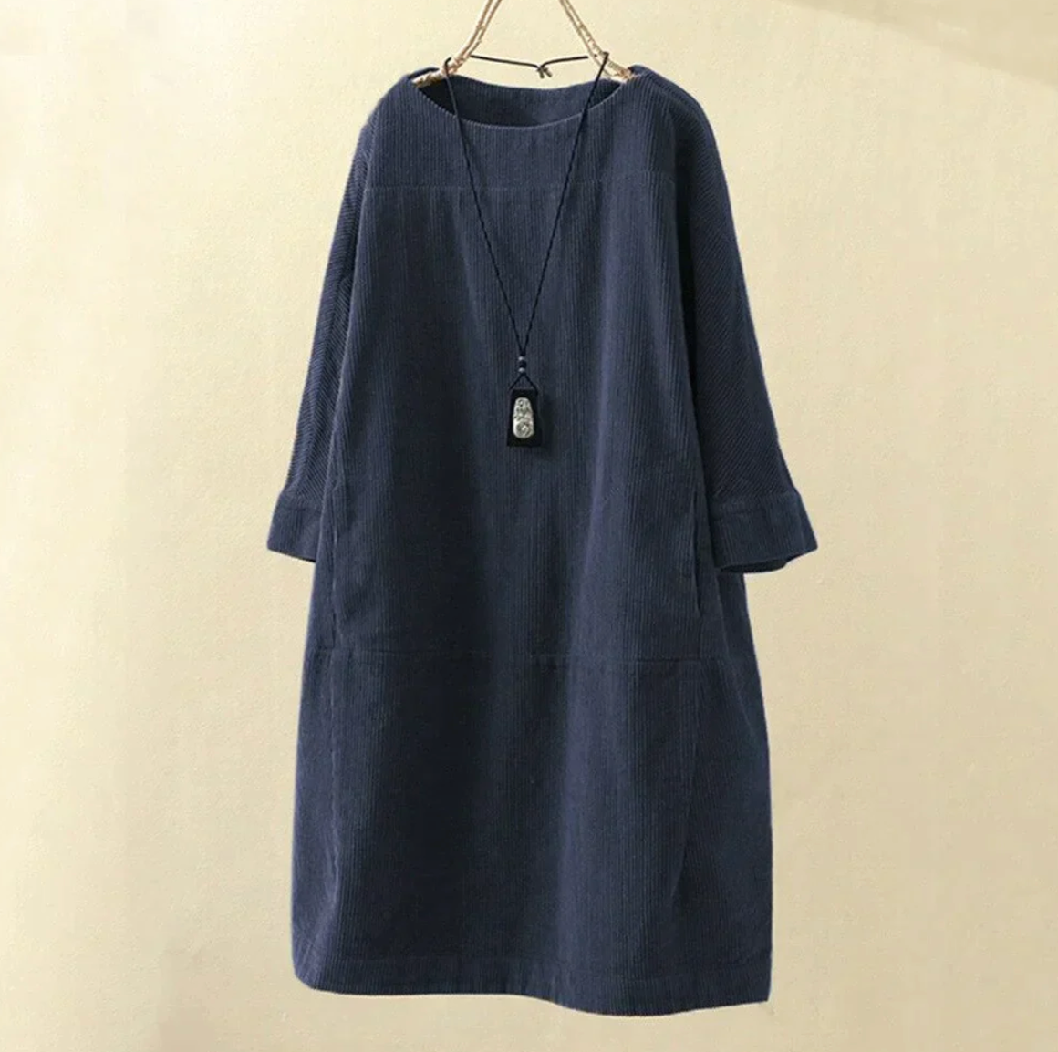 Bertha - super stylish and high quality corduroy dress