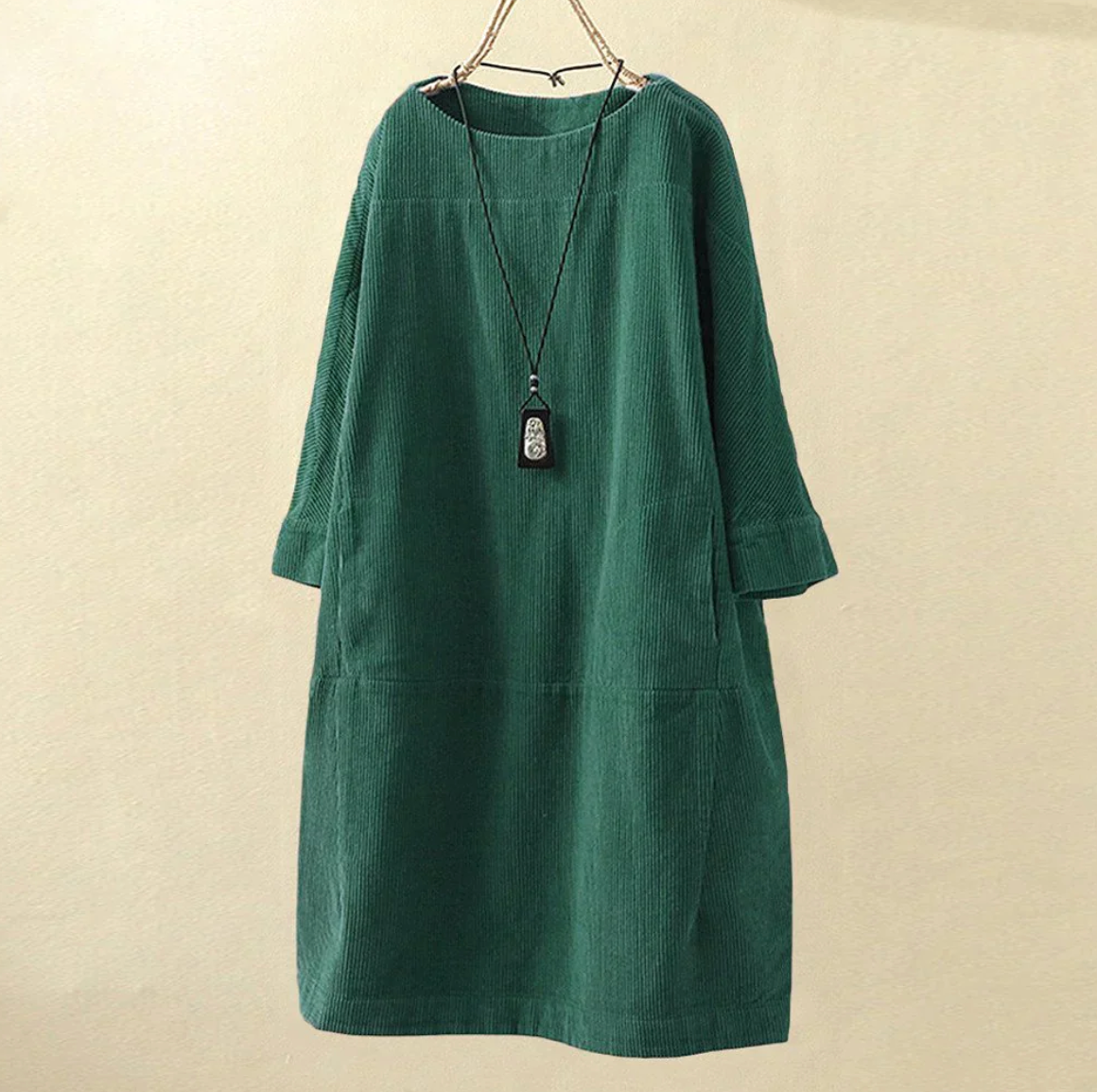 Bertha - super stylish and high quality corduroy dress