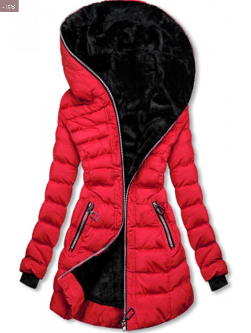 ZOEL - padded jacket with warm plush lining