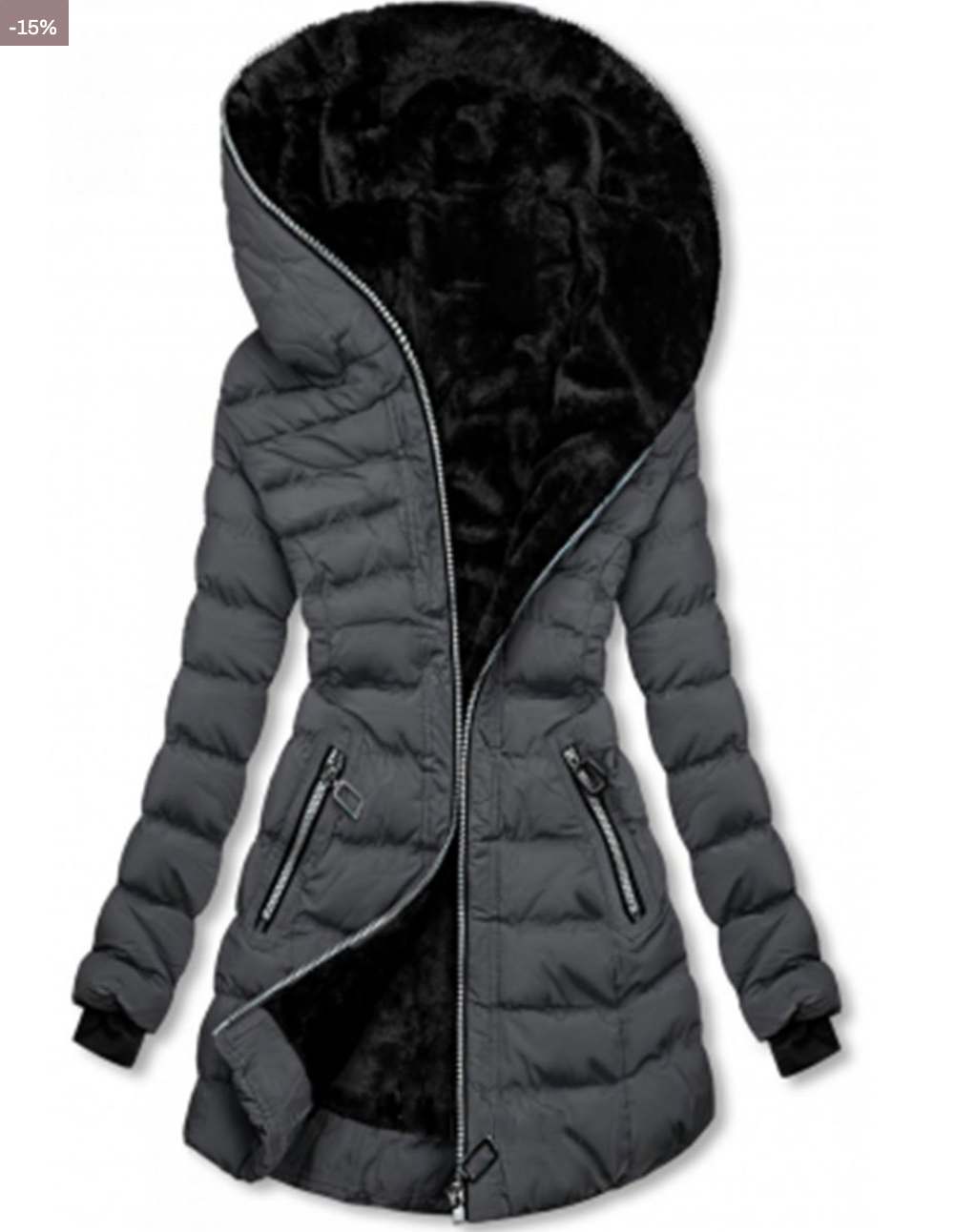 ZOEL - padded jacket with warm plush lining