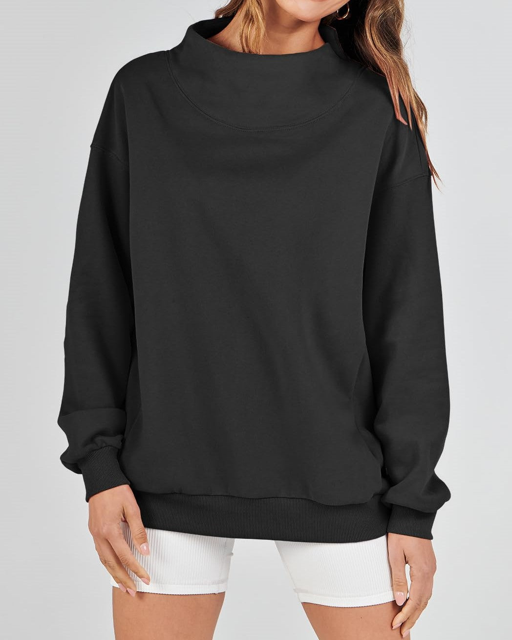 Kathy™ - High Neck Sweatshirt