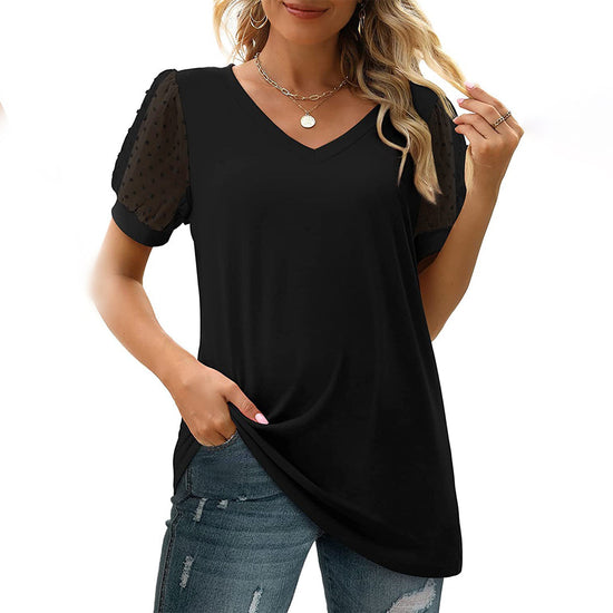 Aubrey - V-neck Blouse - Casual - Modern Style - Ideal for Summer