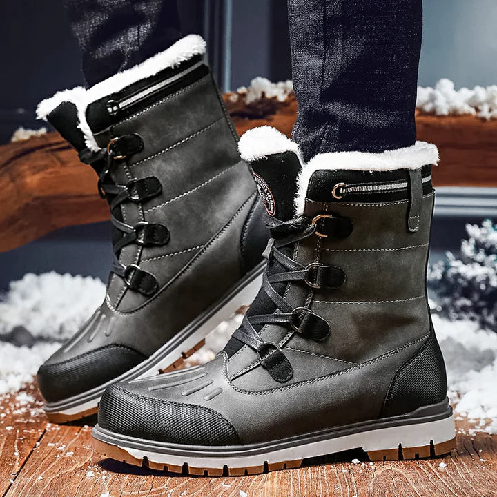 Weatherproof and insulated men's boots