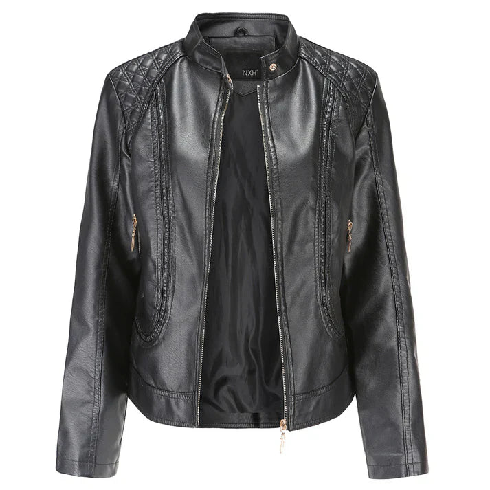 Alda - stylish leather jacket