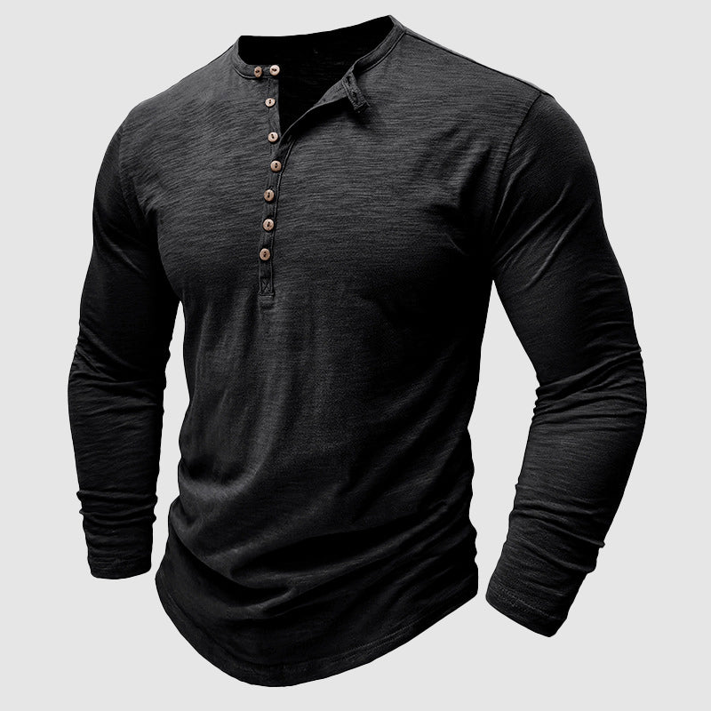 Blade Cotton Henley Shirt