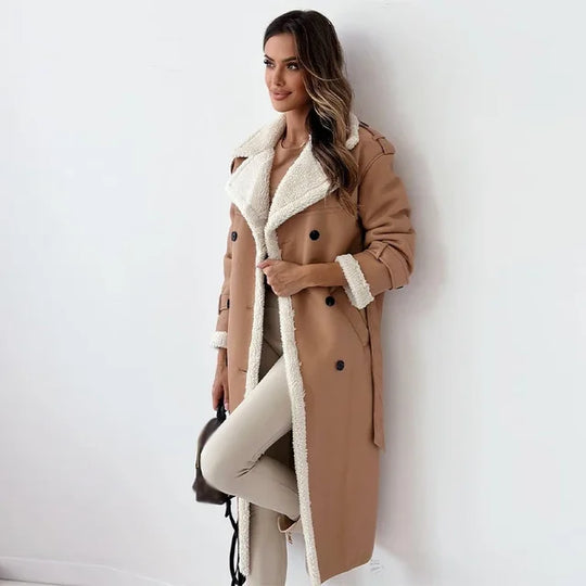 Monroe - elegant long winter coat for women