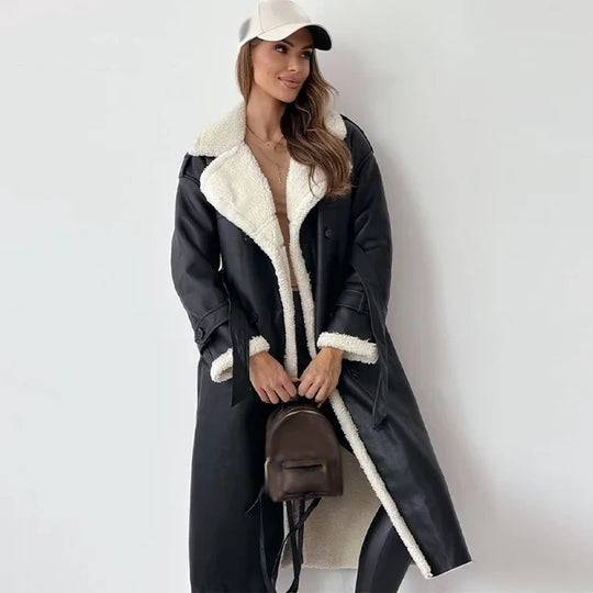 Monroe - elegant long winter coat for women