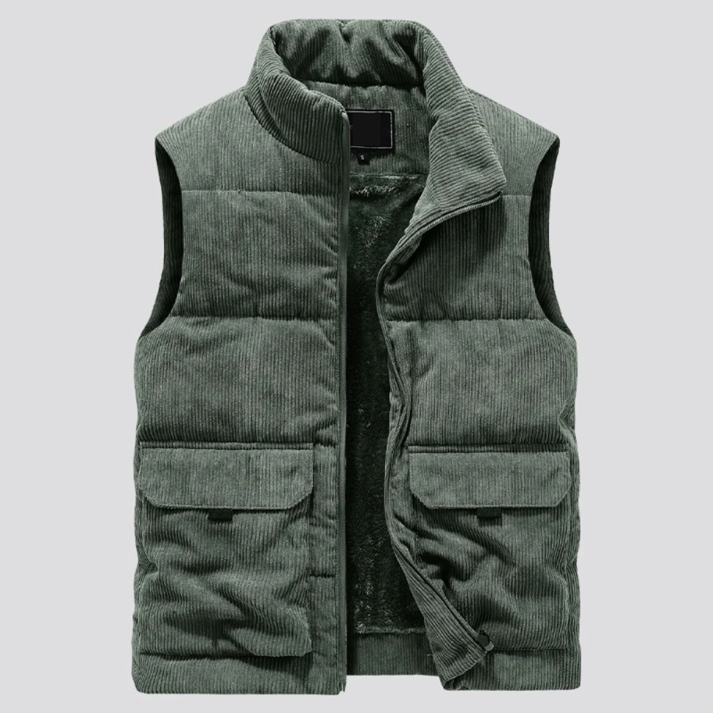 Ezra - Winter Vest - Casual - Corduroy - Ideal for Winter