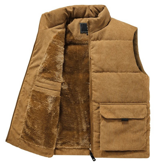 Ezra - Winter Vest - Casual - Corduroy - Ideal for Winter