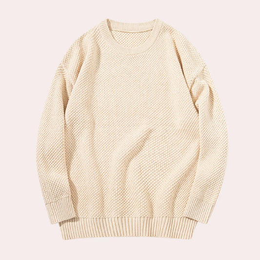 Men's round-neck casual jumper