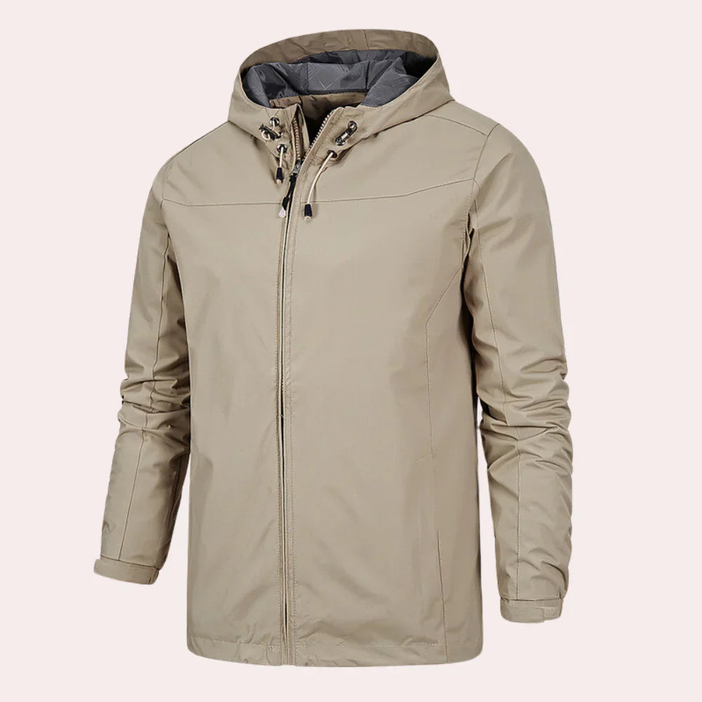 Men's hooded windcheater