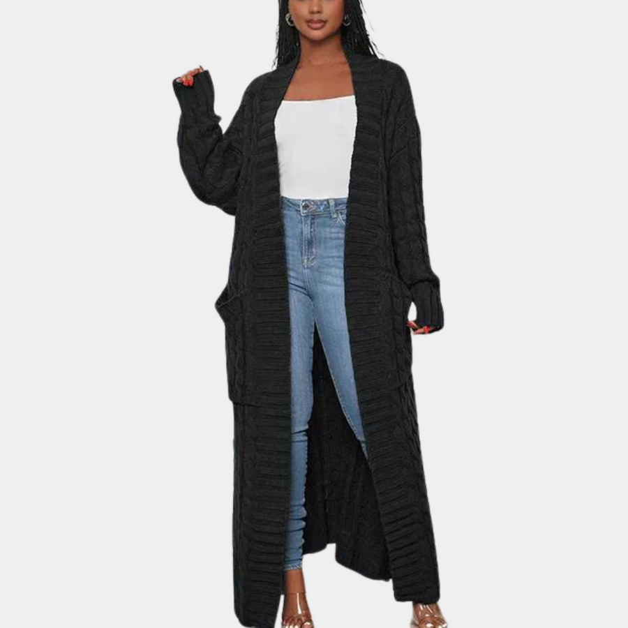 Stylish oversized women's cardigan