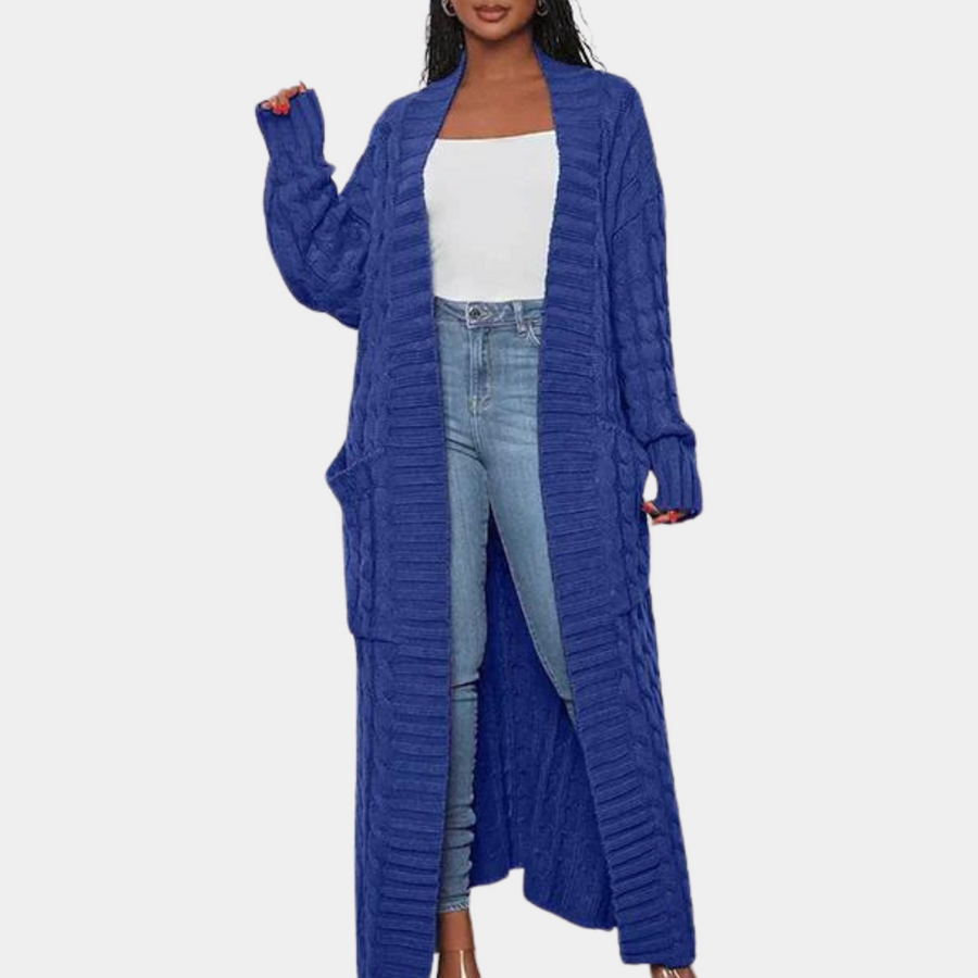 Stylish oversized women's cardigan