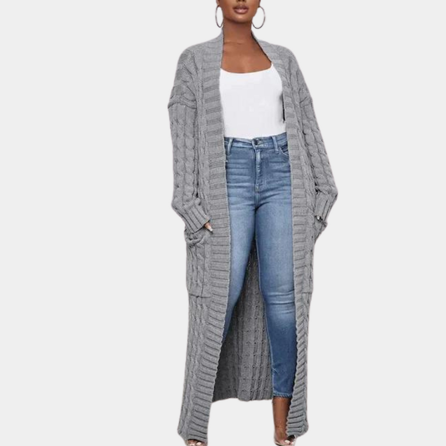 Stylish oversized women's cardigan