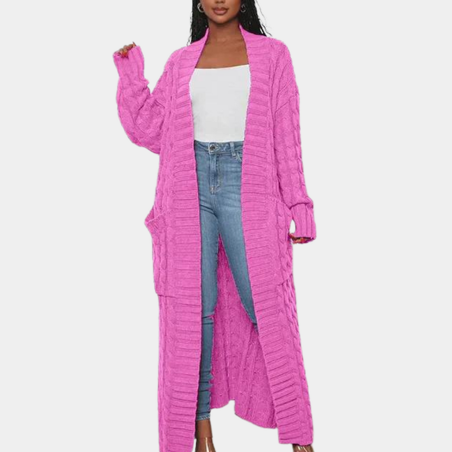 Stylish oversized women's cardigan