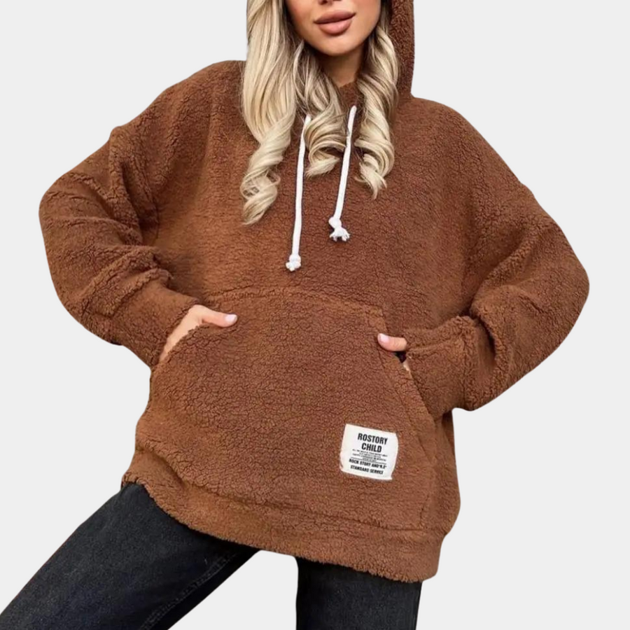 Soft and warm hoodie for women