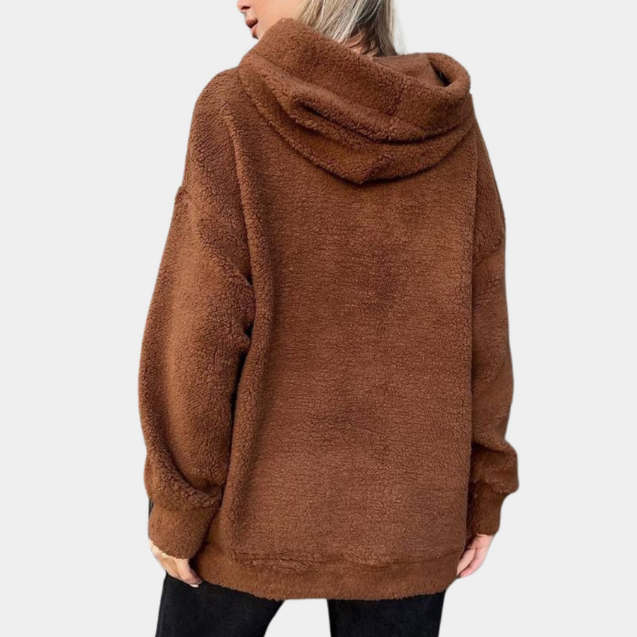 Soft and warm hoodie for women