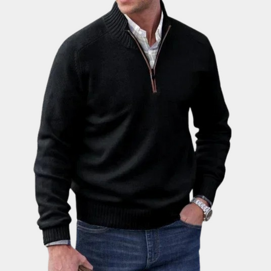 Stylish zipped jumper for men