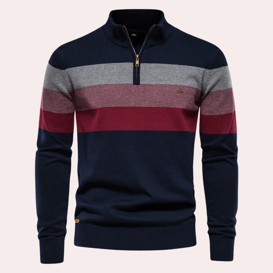 Calvin | trendy striped men's sweater