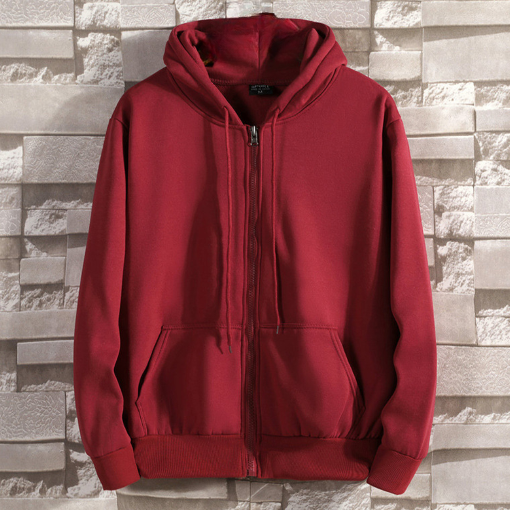 Lorand - trendy men's hoodie with zipper