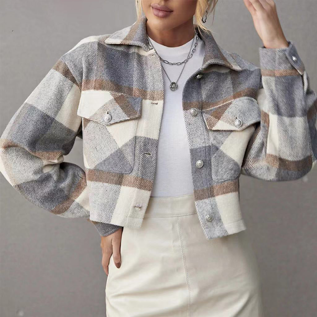 Camila Plaid Spring Jacket