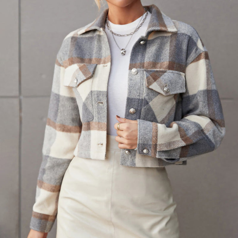 Camila Plaid Spring Jacket