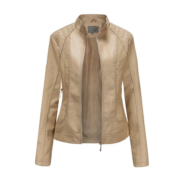 Alda - stylish leather jacket