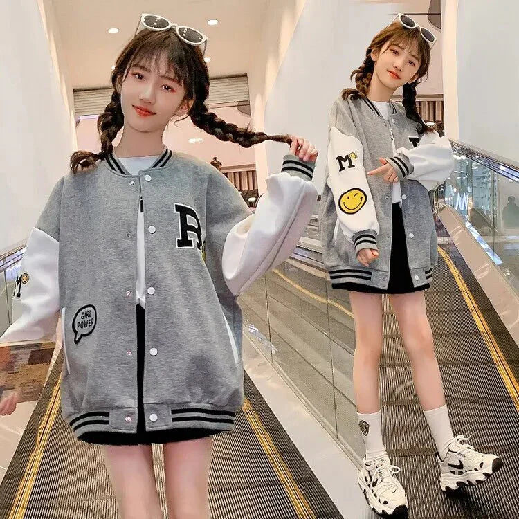 Vivian – stylish varsity jacket for girls