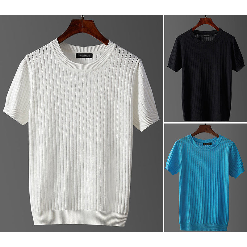 Charles Morrison Casual Knit T-Shirt