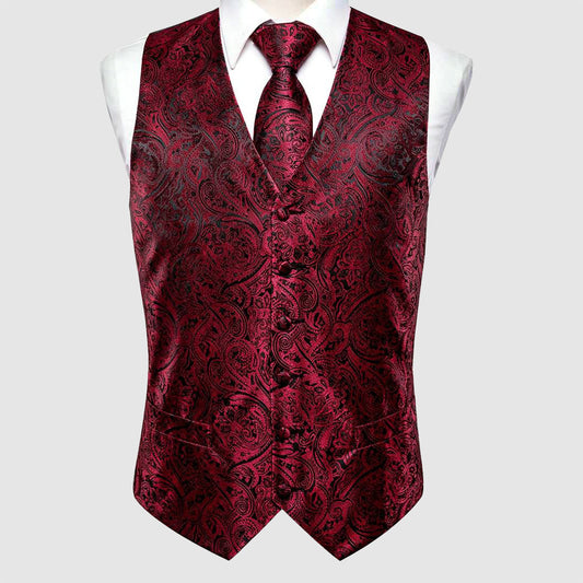 Charles Morrison Vintage Vest and Tie Set