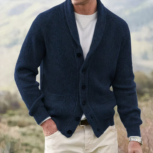 Hendrick Cardigan | Casual Knit Button-Up Sweater for Men