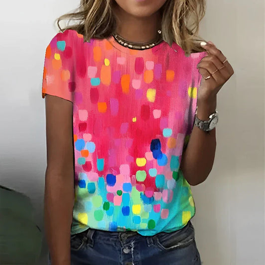 Elle&vire - lovely colored summer blouse