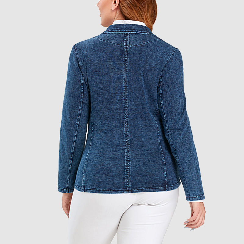 Emie Daly Casual Business Denim Blazer