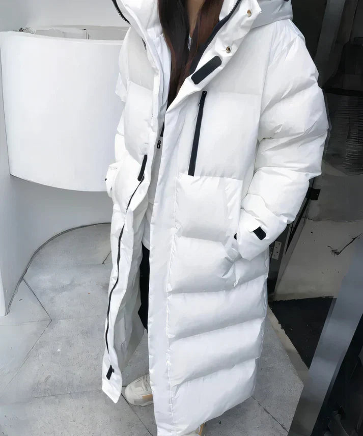 Waterproof and windproof long jacket - celine