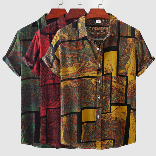 Frank Hardy Abstract Art Summer Shirt