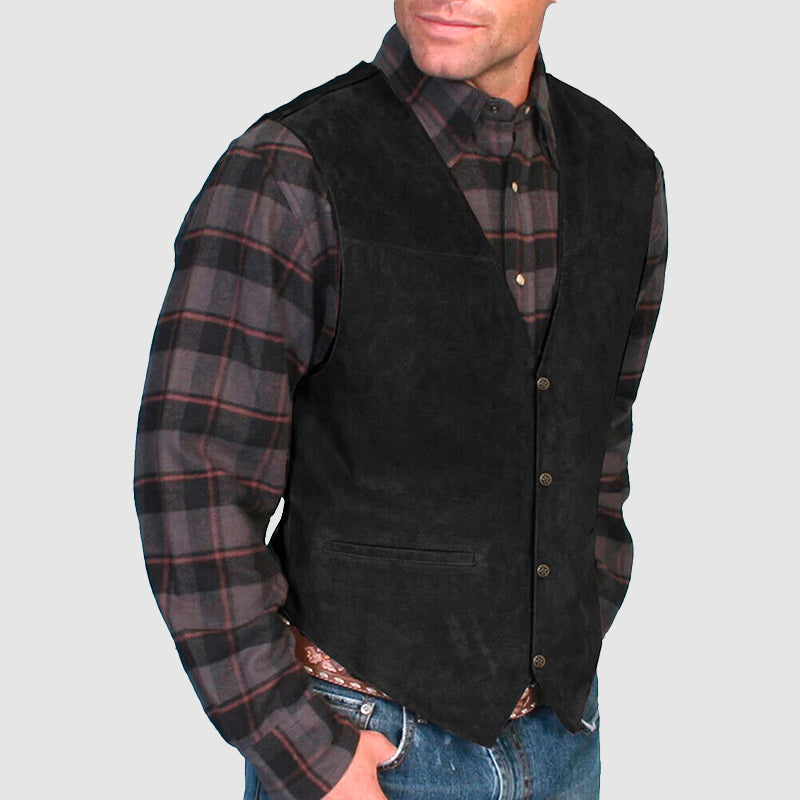 Frank Hardy Cowboy Suede Vest