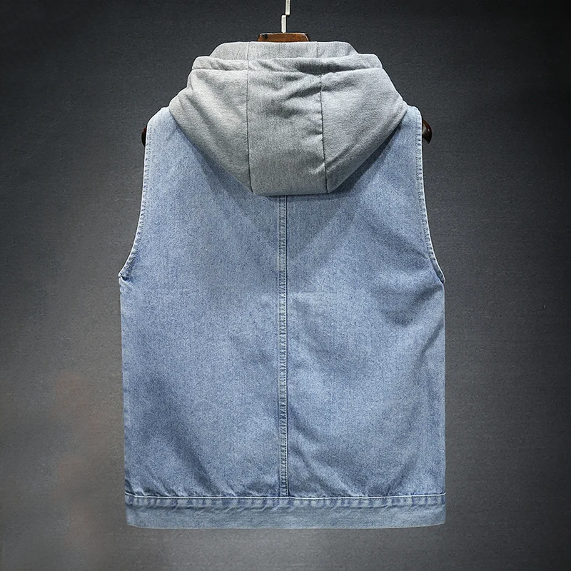 Frank Hardy Denim Hooded Vest