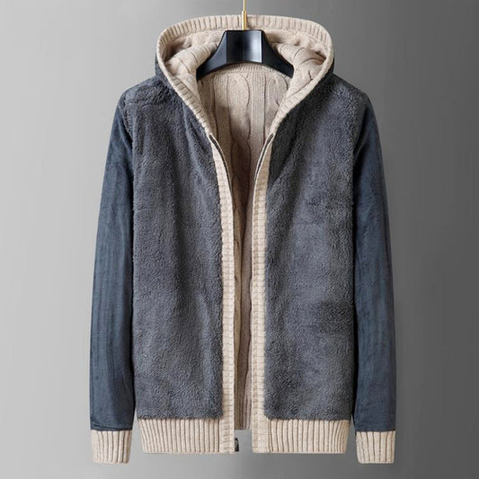 Frank Hardy Hooded Premium Wool Cardigan