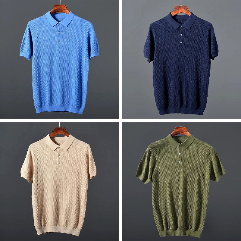 Frank Hardy Manhattan Knitted Polo Shirt