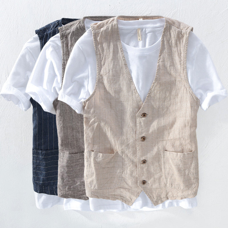 Frank Hardy Princeton Premium Linen Vest