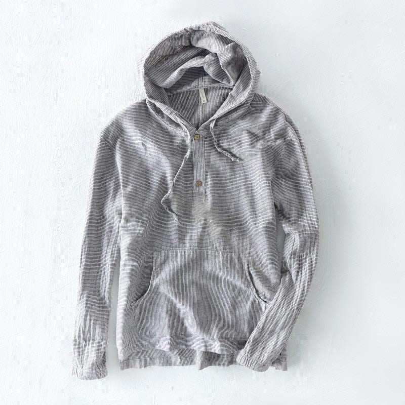 Frank Hardy Resort Linen Hoodie