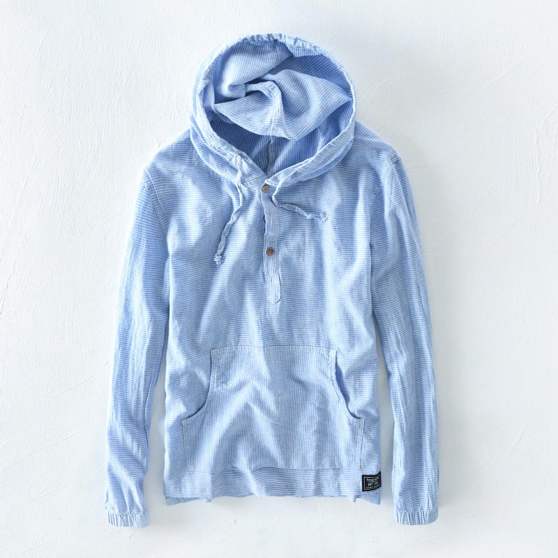 Frank Hardy Resort Linen Hoodie